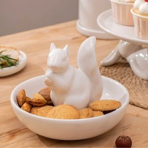 Squirrel Candy Jewelry Nut Bowl
